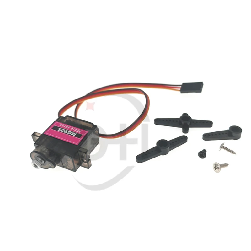 MG90S Motor Servo mikro Metal Gear Analog RC omoservice 180 360 untuk mobil Mini pesawat helikopter Arduino Robot