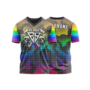 Ensemble de baseball COLORFULL, vente en gros, couleur personnalisée, impression numérique, antibactérien, respirant, uniforme de baseball, gants, sac - Product Image 4