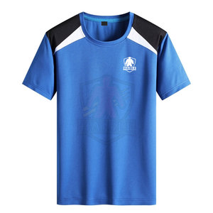 ชุดเสื้อยืดและกางเกงขาสั้นสำหรับผู้ชายผ้าโพลีเอสเตอร์/ ผ้าฝ้ายระบายอากาศได้ดีเป็นมิตรกับสิ่งแวดล้อม - Product Image 2