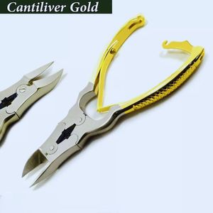CE Certified Heavy-Duty Thick <b>Nail</b> <b>Cutter</b> Cantiliver Gold Manicure Pedicure Podiatry Tools Stainless Steel Beauty Procedure - Product Image 3