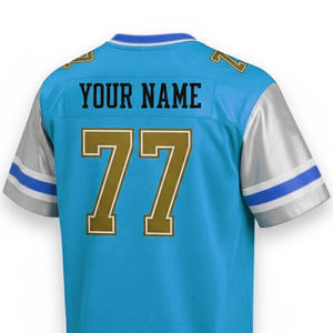 Maillot de football américain en polyester avec logo imprimé, vente en gros, dernier design, maillot de football américain unisexe - Product Image 6