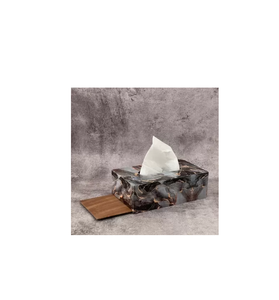 Caja de pañuelos de mármol natural de la mejor calidad, cubierta de soporte de tejido hecho a mano para cocina, decoración de boda y coche, gran oferta - Product Image 3