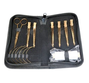 ชุดคีมปิดผนึกเทปพลาสม่าสีโรสโกลด์ตามหลักสรีรศาสตร์ชุดเครื่องมือร้านทำผมสแตนเลสส่วนขยายแบบมืออาชีพ - Product Image 5