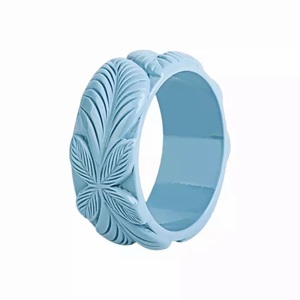 Brazaletes de Resina Acrílica con Diseño de Hojas, Estilo Bohemia, Alta Calidad, Unisex, Joyería para Mujer, 2026 - Product Image 5