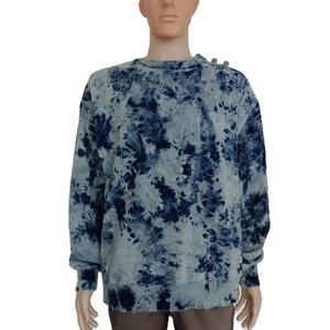 Sudaderas de Cuello Redondo Tie-Dye para Hombre, 100% Algodón de la Mejor Calidad, Material Suave, Antiarrugas, Transpirable y de Secado Rápido - Product Image 4
