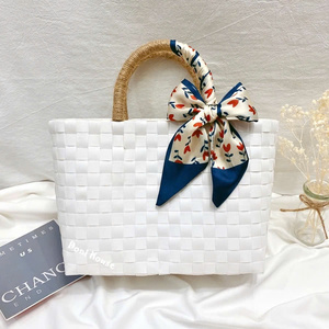 Lightweight Plastic Fashion <b>Bag</b> with Simple Modern Design Ideal for Travel Beach Vacations and Daily Use - Product Image 2