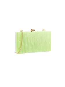 Pochette fantaisie en résine au look élégant Pochette en résine noire ou pochette de soirée en résine de créateur faite à la main - Product Image 2