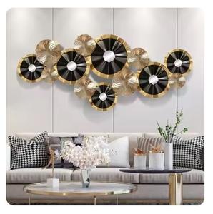 Décoration murale moderne artisanale en métal de luxe pour murs de restaurant de salon de bureau à domicile-Qualité standard élevée - Product Image 1