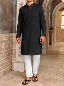 ชุด Kameez สำหรับผู้ชายชุด Kameez สีดำกับสีขาวชาลวาร์ปากีสถาน - Product Image 3