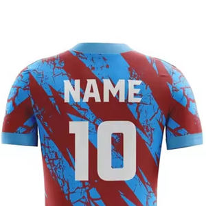 Camiseta de Fútbol Nueva, Color Marrón, Talla Personalizada, Precios Accesibles, Material Suave, Impresión por Sublimación Completa - Product Image 4