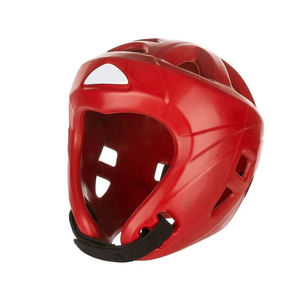 Advanced Shock Taekwondo Head Guard <b>Padded</b> Head Guard Featuring Adjustable Chin Strap For Karate Taekwondo Boxing Head Guard - Product Image 4