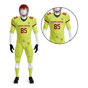 Nombre y número del equipo Mejor diseño Conjunto de uniforme de fútbol americano personalizado Camisetas de fútbol americano Camiseta de fútbol americano para hombres - Product Image 4