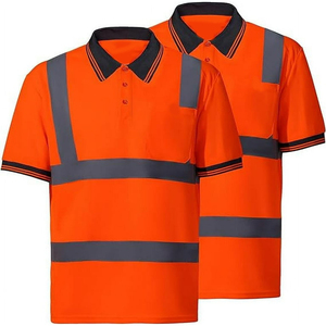 Camiseta Polo de Alta Visibilidad para Hombre, Manga Corta, Ropa de Trabajo, Reflectante, de Seguridad, con Personalización - Product Image 6