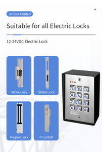 Bàn phím điều khiển truy cập độc lập DK-2851C (P0) Đầu ra Rơle kép với vỏ kim loại keytop chống nước thời tiết - Product Image 5