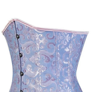 คอร์เซ็ทสำหรับผู้หญิงผ้าคอร์เซ็ทสีพื้นน้ำหนักเบาระบายอากาศได้ดีดีไซน์ตามสั่งได้ทุกขนาด - Product Image 5