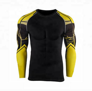 Équipement de sport de qualité supérieure unisexe Rash Guard respirant et personnalisé pour BJJ et MMA - Product Image 5