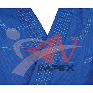 ชุดยูนิฟอร์มศิลปะการป้องกันตัวผ้าฝ้าย100% น้ำหนักเบาระบายอากาศได้ดีชุดยิวคาราเต้โลโก้ตามสั่ง - Product Image 3