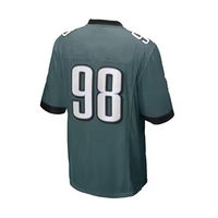 Jersey de Fútbol Americano Personalizado al Por Mayor, Alta Calidad, 100% Poliéster, Corto, Transpirable, Absorbente de Humedad, Unisex