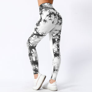 New Design Customized Logo Nylon Soft Gym Athletic <b>Tights</b> Quick Dry Fitness <b>Pants</b> Workout <b>Yoga</b> Leggings for Women - Product Image 6