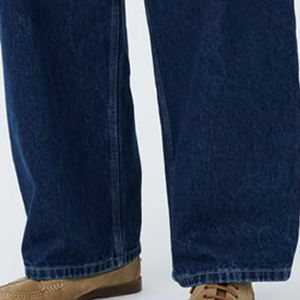 Pull-over d'hiver décontracté pour hommes Bas de poche élastique Survêtement en denim à séchage rapide Vêtements en polyester respirants Costume en denim personnalisé - Product Image 5