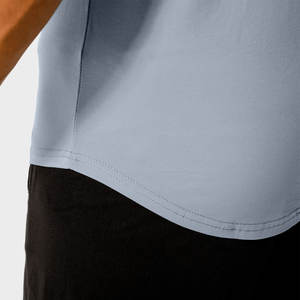 Vente chaude T-shirt de sport pour hommes Style athlétique avec logo imprimé personnalisé de haute qualité 100% coton motif solide vêtements de sport coupe ajustée - Product Image 5