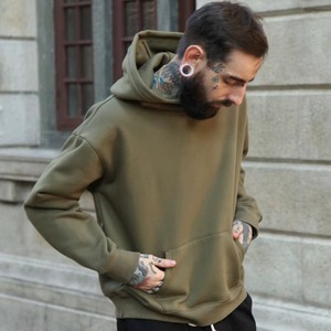 Sudaderas con Capucha Unisex 2025 Hechas a Medida para Hombre, Invierno, 100% Algodón, Forro Polar Transpirable, Servicio OEM, con Capucha y Diseño Liso - Product Image 4