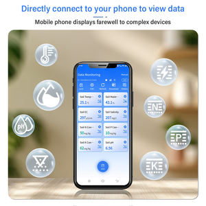 مستشعر دقيق لاختبار التربة IP68 مقاوم للماء للزراعة الذكية-EC ، <span class=keywords><strong>pH</strong></span> ، الملوحة ، NPK ، الرطوبة ، درجة الحرارة - Product Image 3