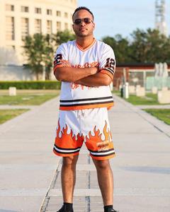 Conjunto de camisetas de fútbol americano juvenil estilo callejero moda impresa personalizada conjunto de camisetas y pantalones cortos de fútbol americano secado rápido - Product Image 5