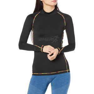 2025 último estilo camisas de compresión para mujer servicio OEM ligero camisas de compresión de Fitness para mujer - Product Image 1