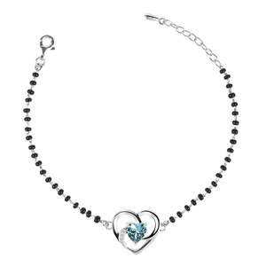NOVAMART Fine 925 Sterling <b>Silver</b> Heart <b>Charm</b> <b>Bracelet</b> for Women Wholesale Export - Product Image 1