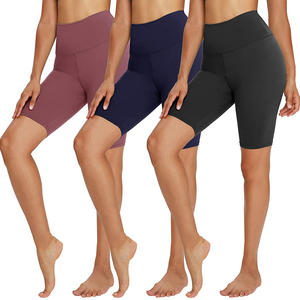 Gran oferta, pantalones cortos transpirables de cintura alta para mujer, 8 pulgadas, elásticos, para yoga, motociclista, para correr y andar en bicicleta, mallas diarias para mujer - Product Image 2