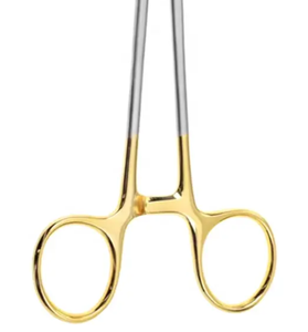 Soporte de aguja Olsen-Hegar reutilizable alemán, implantes ortopédicos veterinarios quirúrgicos manuales, fórceps de pesca con tijeras de sutura - Product Image 6