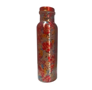 <b>Copper</b> Printed <b>Bottle</b> Handicraft Full Engraved <b>Copper</b> <b>Bottle</b> Made in India Premium Quality at Affordable Price - Product Image 1