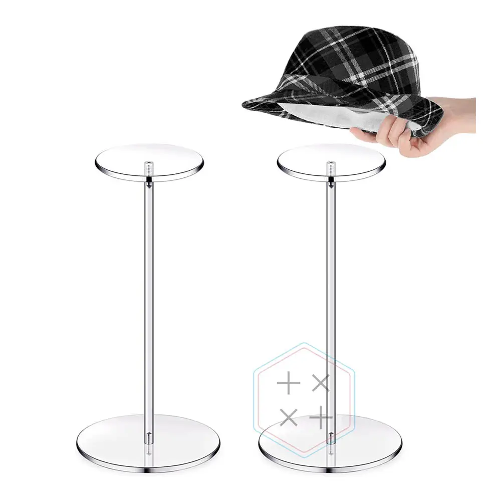 Acrylic Table Counter Hat Display Rack for retail