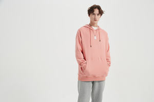 Custom Streetwear Hoodies Sudadera Hombres Heavy Pullover Oversized 100% Cotton Unisex Fleece Hoodie - Product Image 3