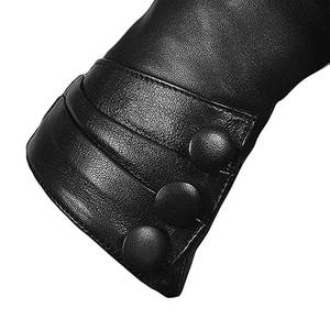 Mens Womens Winter Thermal Leather Touch Screen Fleece Lined Windproof <b>Warm</b> Suede Cycling Fashion Dress <b>Gloves</b> - Product Image 4
