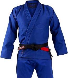 Durable alta calidad BJJ Kimono perla tejido tela Jiu Jitsu Gi traje transpirable algodón uniforme personalizado Color Logo Unisex - Product Image 6