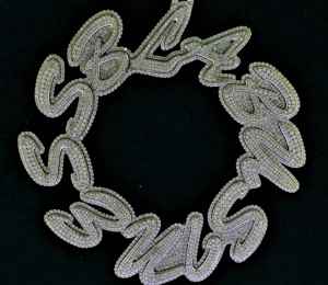 Diseñador único 925 plata esterlina VVS claridad Moissanite diamante Hip Hop colgante círculo estilo joyería fina regalo para hombres - Product Image 2