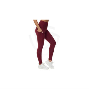 Leggings de Yoga Personalizados de Alta Calidad para Mujer, Diseño a Cuadros/Color Liso, Transpirables, Ropa Deportiva para Gimnasio, Cintura Elástica, Fitness - Product Image 1