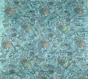 Tela de lujo de albaricoque bordada de polietileno, técnica tejida con memoria transpirable, estilo liso para niños y niñas para telas Koti Kurta - Product Image 3