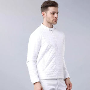 Chaqueta acolchada de alta calidad para hombre Diseño único Acolchado Color sólido Longitud larga y cuello alto delgado Precio barato - Product Image 3