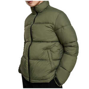 2025 Nueva ropa informal de moda ropa de calle chaqueta acolchada para hombre chaquetas cálidas de invierno abrigo con capucha chaqueta acolchada de algodón 100% para hombre - Product Image 4