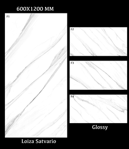 Carreaux de sol en porcelaine polie émaillée de haute qualité 600x600mm classique pour salon moderne prix bon marché principal indien - Product Image 2