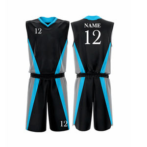 Uniforme de Baloncesto Reversible Unisex de Talla Grande, Sin Mangas, Antibacteriano, Protección UV, Secado Rápido, Tejido Transpirable - Product Image 6