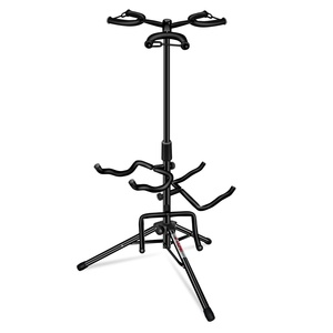 5 Core <b>Guitar</b> Stand Adjustable Triple <b>Guitars</b> Stands Floor w Neck Holder for Acoustic Electric Bass - Product Image 1