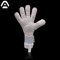 Gants de gardien de but de football de haute qualité, couleur blanche et jaune, pour adultes, équipement sportif, conception OEM, créez vos propres gants de gardien de but par AMAZING INDUSTRIES
