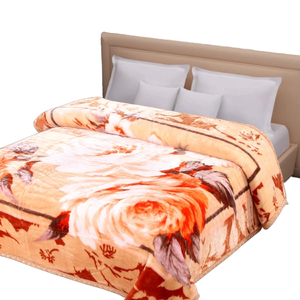 ผ้าห่มขนมิงค์ผ้าเรยอน100% โพลีเอสเตอร์สองชั้นใส่สบายและทนทาน - Product Image 1