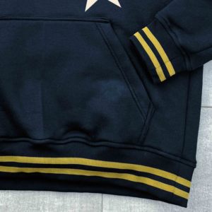 Sweat à capuche d'hiver en coton mélangé surdimensionné pour hommes de grande taille et lourd 3D pour bouffée d'impression numérique personnalisée sweats à capuche unis - Product Image 5