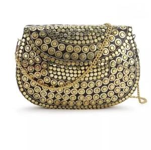 2025 New Arrival Women Fashion Mosaic <b>Clutch</b> Multicolored Indian Handbags Metal <b>Bags</b> Gifted for Her Manufacturer From India - Product Image 6