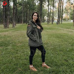 Doublure en laine pour hommes Doudoune à capuche Manteau d'hiver chaud en peluche Parka coupe-vent d'extérieur pour hommes et femmes - Product Image 5